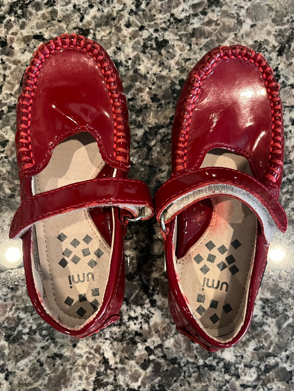 Umi, Toddler Red Patent Mary Jane Shoes, Size 8.5, Good Condition ❤️